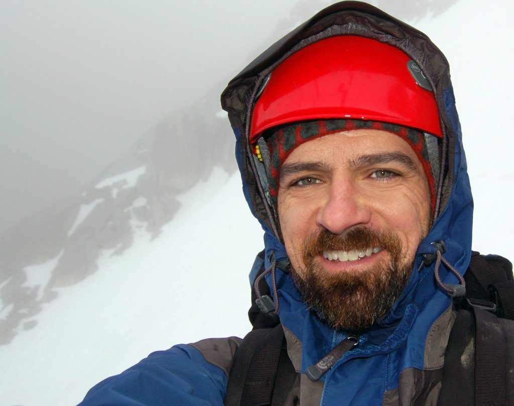 Jim Davidson on a mountain