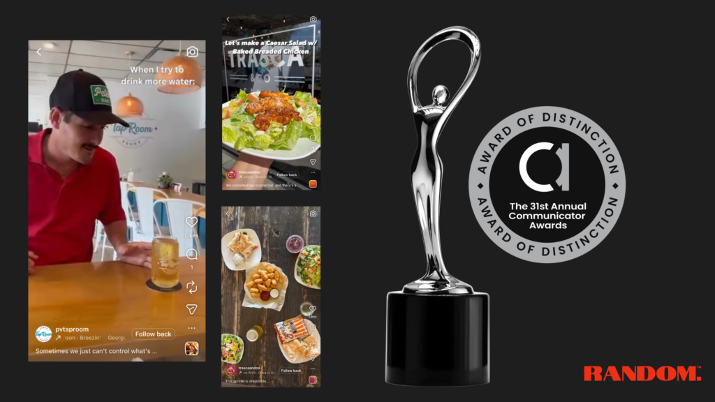 That Random Agency Communicator Awards 2025 badge