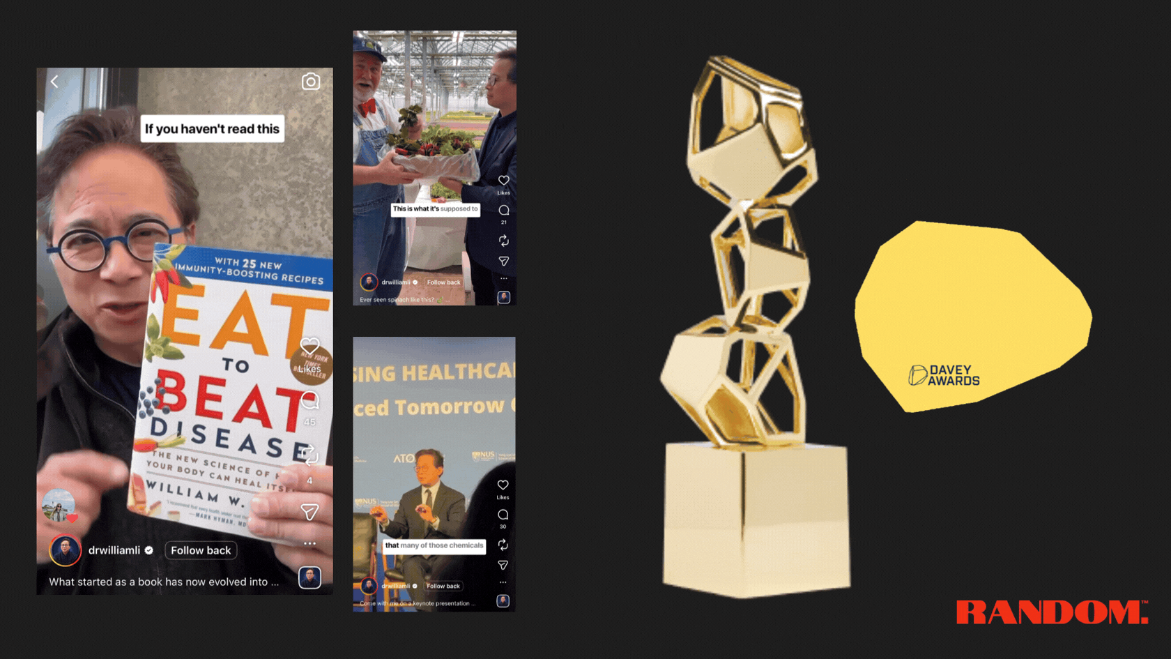 That Random Agency Davey Awards 2025 badge